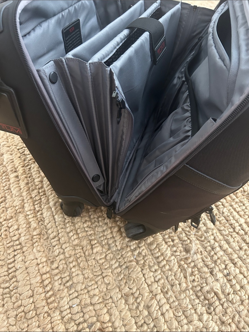 Tumi Alpha Black Rolling Cabin Brief with Front Organizer - Picture 3 of 10